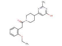6-{1-[(2-ethoxyphenyl)acetyl]-4-piperidinyl}-2-methyl-4-pyrimidinol