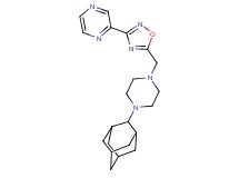 2-(5-{[4-(2-adamantyl)-1-piperazinyl]methyl}-1,2,4-oxadiazol-3-yl)pyrazine