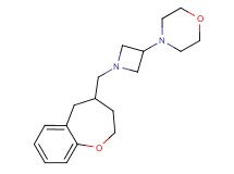 4-[1-(2,3,4,5-tetrahydro-1-benzoxepin-4-ylmethyl)azetidin-3-yl]morpholine