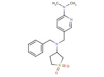 5-{[benzyl(1,1-dioxidotetrahydro-3-thienyl)amino]methyl}-N,N-dimethylpyridin-2-amine
