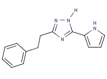 3-(2-phenylethyl)-5-(1H-pyrrol-2-yl)-1H-1,2,4-triazole