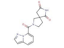 7-(pyrazolo[1,5-a]pyridin-7-ylcarbonyl)-2,7-diazaspiro[4.4]nonane-1,3-dione