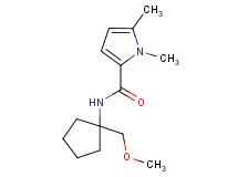 N-[1-(methoxymethyl)cyclopentyl]-1,5-dimethyl-1H-pyrrole-2-carboxamide
