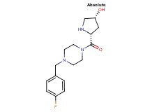 (3R,5R)-5-{[4-(4-fluorobenzyl)piperazin-1-yl]carbonyl}pyrrolidin-3-ol