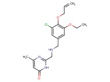2-({[4-(allyloxy)-3-chloro-5-ethoxybenzyl]amino}methyl)-6-methylpyrimidin-4(3H)-one