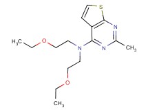 N,N-bis(2-ethoxyethyl)-2-methylthieno[2,3-d]pyrimidin-4-amine
