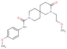 2-(2-methoxyethyl)-N-(4-methoxyphenyl)-3-oxo-2,9-diazaspiro[5.5]undecane-9-carboxamide