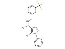 1-(5-methyl-1-phenyl-1H-pyrazol-4-yl)-N-[3-(trifluoromethyl)benzyl]ethanamine