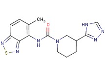 N-(5-methyl-2,1,3-benzothiadiazol-4-yl)-3-(4H-1,2,4-triazol-3-yl)piperidine-1-carboxamide