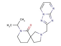 7-isopropyl-2-([1,2,4]triazolo[1,5-a]pyrimidin-2-ylmethyl)-2,7-diazaspiro[4.5]decan-6-one