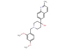 1-(2,4-dimethoxybenzyl)-4-(2-methylquinolin-6-yl)piperidin-4-ol