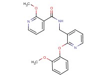 2-methoxy-N-{[2-(2-methoxyphenoxy)-3-pyridinyl]methyl}nicotinamide