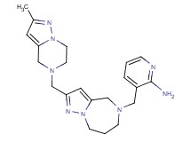3-{[2-[(2-methyl-6,7-dihydropyrazolo[1,5-a]pyrazin-5(4H)-yl)methyl]-7,8-dihydro-4H-pyrazolo[1,5-a][1,4]diazepin-5(6H)-yl]methyl}-2-pyridinamine