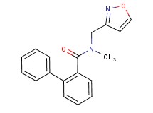 N-(isoxazol-3-ylmethyl)-N-methylbiphenyl-2-carboxamide