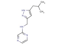 N-[(5-isobutyl-1H-pyrazol-3-yl)methyl]-2-pyrazinamine