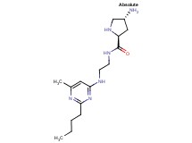 (2S,4R)-4-amino-N-{2-[(2-butyl-6-methylpyrimidin-4-yl)amino]ethyl}pyrrolidine-2-carboxamide