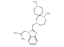 11-[(1-isobutyl-1H-benzimidazol-2-yl)methyl]-3,7-dimethyl-3,7,11-triazaspiro[5.6]dodecane