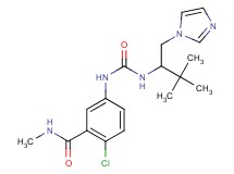 2-chloro-5-[({[1-(1H-imidazol-1-ylmethyl)-2,2-dimethylpropyl]amino}carbonyl)amino]-N-methylbenzamide