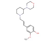 2-methoxy-4-{(1E)-3-[3-(4-morpholinyl)-1-piperidinyl]-1-propen-1-yl}phenol