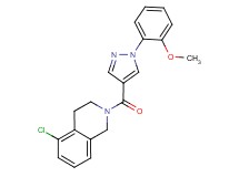 5-chloro-2-{[1-(2-methoxyphenyl)-1H-pyrazol-4-yl]carbonyl}-1,2,3,4-tetrahydroisoquinoline
