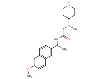 N~1~-[1-(6-methoxy-2-naphthyl)ethyl]-N~2~-methyl-N~2~-piperidin-4-ylglycinamide