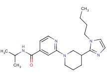 2-[3-(1-butyl-1H-imidazol-2-yl)-1-piperidinyl]-N-isopropylisonicotinamide