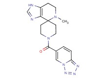 5-methyl-1'-(tetrazolo[1,5-a]pyridin-6-ylcarbonyl)-1,5,6,7-tetrahydrospiro[imidazo[4,5-c]pyridine-4,4'-piperidine]