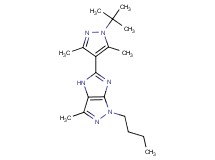 1-butyl-5-(1-tert-butyl-3,5-dimethyl-1H-pyrazol-4-yl)-3-methyl-1,4-dihydroimidazo[4,5-c]pyrazole