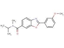 N-isopropyl-2-(3-methoxyphenyl)-N-methyl-1,3-benzoxazole-6-carboxamide