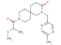 9-(2-methoxypropanoyl)-2-[(5-methylpyrazin-2-yl)methyl]-2,9-diazaspiro[5.5]undecan-3-one