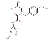 N-isobutyl-N-(4-methoxybenzyl)-N'-(5-methylisoxazol-3-yl)ethanediamide