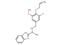 N-[4-(allyloxy)-3-chloro-5-methoxybenzyl]-1-(1H-benzimidazol-2-yl)ethanamine