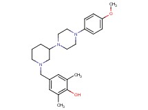 4-({3-[4-(4-methoxyphenyl)-1-piperazinyl]-1-piperidinyl}methyl)-2,6-dimethylphenol