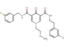 N-[2-(3-chlorophenyl)ethyl]-N'-(3-fluorobenzyl)-1-(2-methoxyethyl)-4-oxo-1,4-dihydro-3,5-pyridinedicarboxamide