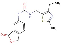 N-[(4-ethyl-2-methyl-1,3-thiazol-5-yl)methyl]-N'-(3-oxo-1,3-dihydro-2-benzofuran-5-yl)urea