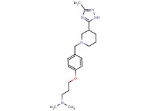N,N-dimethyl-3-(4-{[3-(3-methyl-1H-1,2,4-triazol-5-yl)piperidin-1-yl]methyl}phenoxy)propan-1-amine