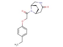(1S*,6R*)-9-[(4-ethylphenoxy)acetyl]-3,9-diazabicyclo[4.2.1]nonan-4-one