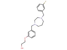2-(3-{[4-(3-fluorobenzyl)-1,4-diazepan-1-yl]methyl}phenoxy)ethanol
