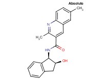 N-[(1R,2S)-2-hydroxy-2,3-dihydro-1H-inden-1-yl]-2,6-dimethylquinoline-3-carboxamide