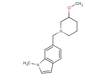 6-[(3-methoxypiperidin-1-yl)methyl]-1-methyl-1H-indole