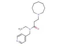 3-azocan-1-yl-N-ethyl-N-(pyridin-4-ylmethyl)propanamide