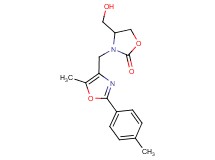 4-(hydroxymethyl)-3-{[5-methyl-2-(4-methylphenyl)-1,3-oxazol-4-yl]methyl}-1,3-oxazolidin-2-one