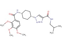 N-isobutyl-1-{cis-4-[(2,3,4-trimethoxybenzoyl)amino]cyclohexyl}-1H-1,2,3-triazole-4-carboxamide