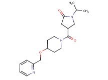 1-isopropyl-4-{[4-(2-pyridinylmethoxy)-1-piperidinyl]carbonyl}-2-pyrrolidinone