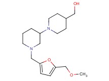 (1'-{[5-(methoxymethyl)-2-furyl]methyl}-1,3'-bipiperidin-4-yl)methanol