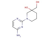 1-(4-amino-2-pyrimidinyl)-3-(hydroxymethyl)-3-piperidinol