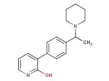 3-[4-(1-piperidin-1-ylethyl)phenyl]pyridin-2-ol