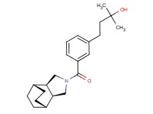 4-{3-[(1R*,2R*,6S*,7S*)-4-azatricyclo[5.2.2.0~2,6~]undec-4-ylcarbonyl]phenyl}-2-methyl-2-butanol