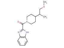 2-{[4-(2-methoxy-1-methylethyl)piperidin-1-yl]carbonyl}-1H-benzimidazole