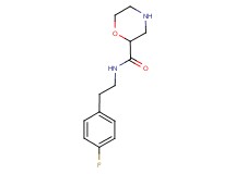 N-[2-(4-fluorophenyl)ethyl]morpholine-2-carboxamide